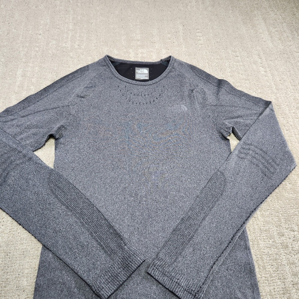 The North Face Shirt Women XS Gray Flight Series Stretch Training Lightweight
